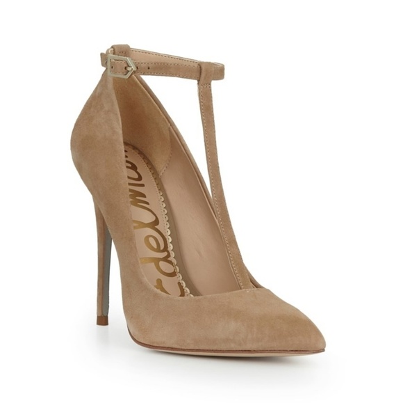 Sexy Sam Edelman T-Strap Stilletos - Picture 3 of 6